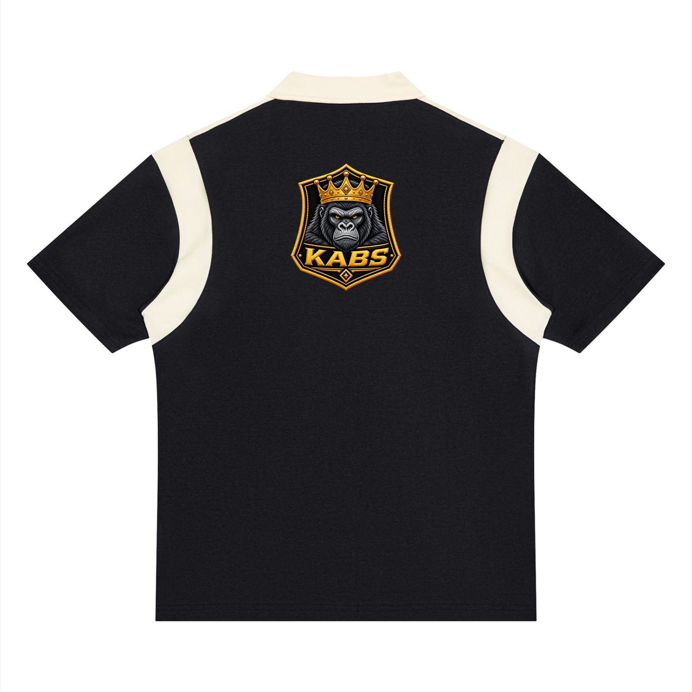 Unisex Color Block Quarter Zip Polo Shirt