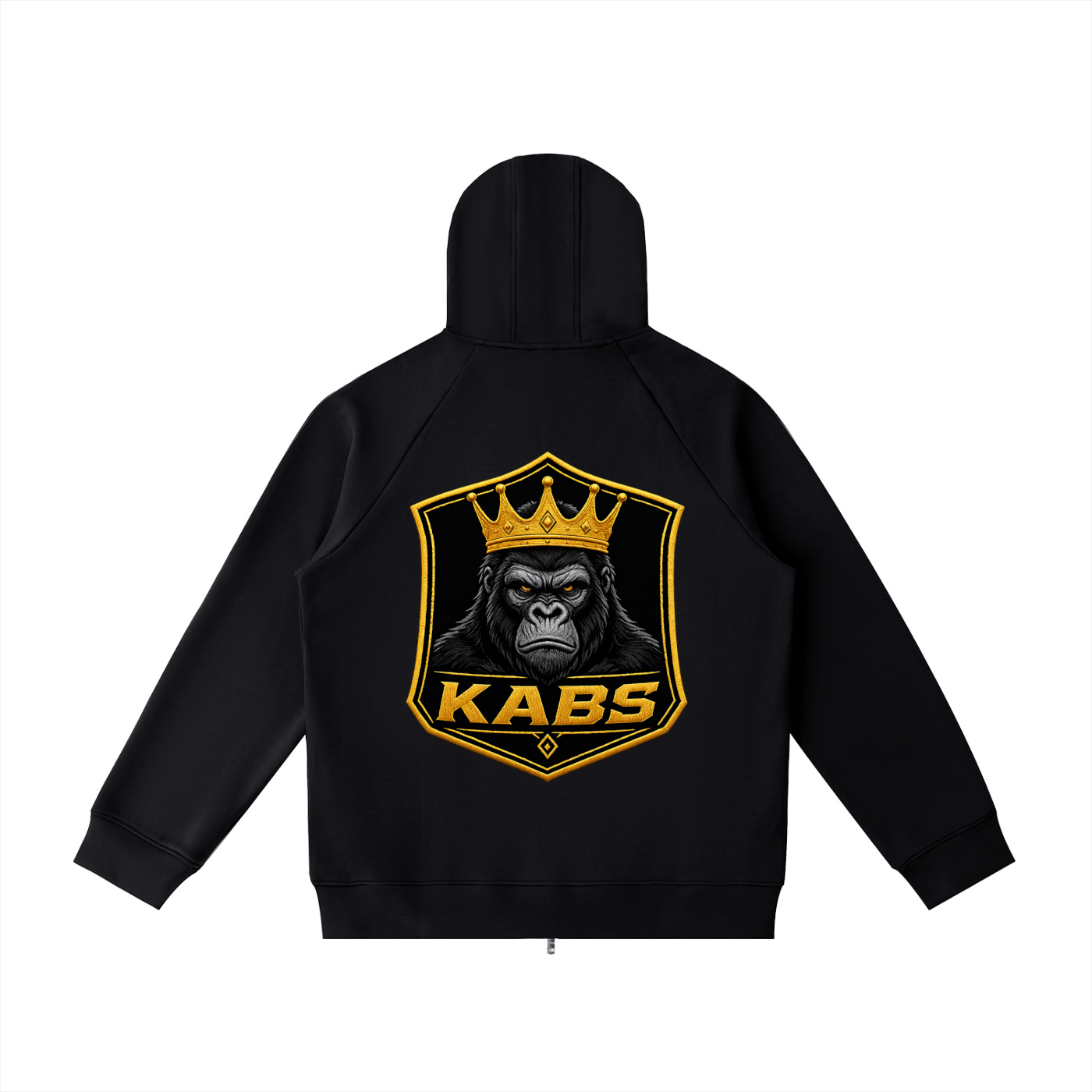 Heavyweight Raglan Sleeve Zip Hoodie