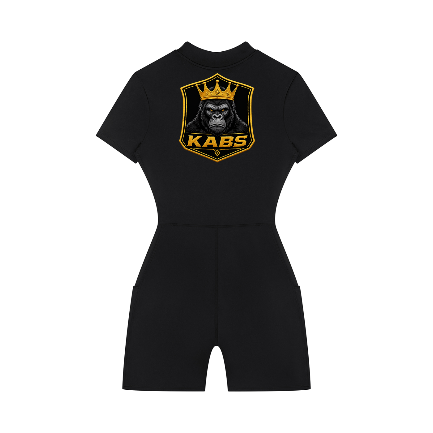 Women's Quarter-Zip Short Sleeve Romper