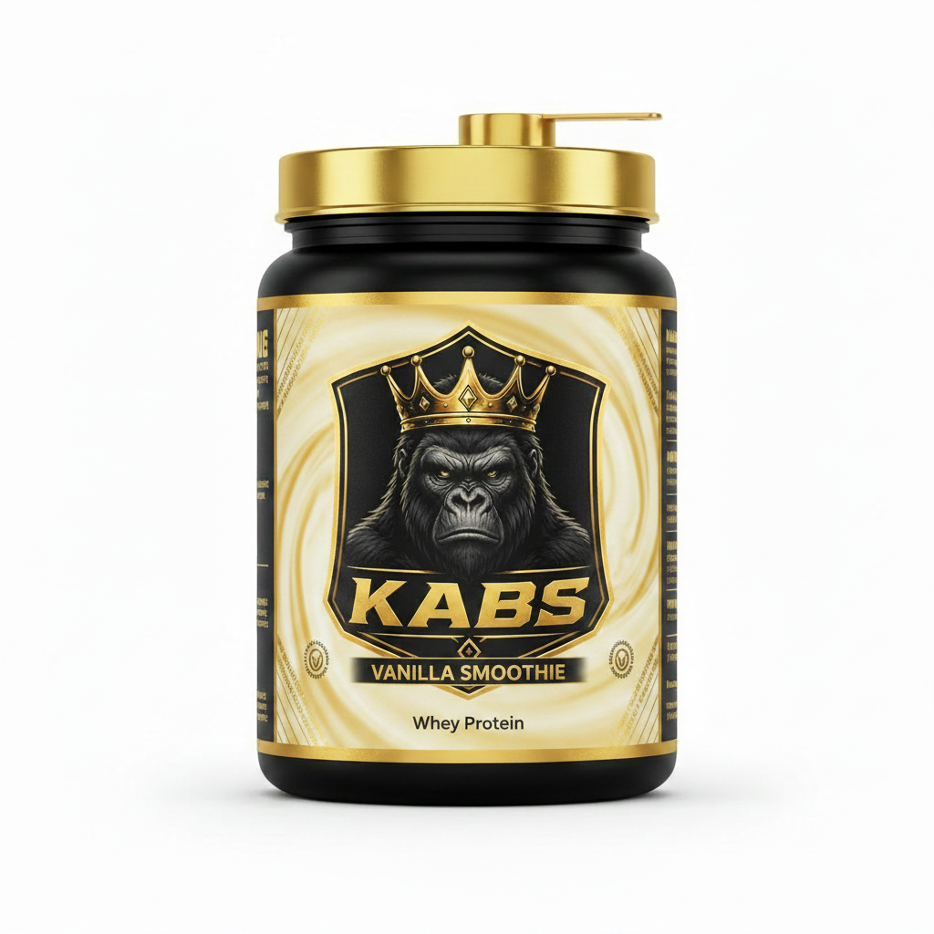 KABS Vanilla Smoothie Whey Protein Tub
