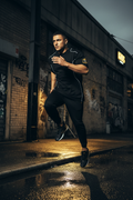 KABS Contrast Piped Panel T-Shirt Lifestyle